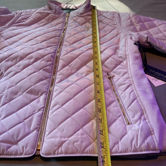 Was💲50! 💖US Polo Assn. lavender puffer jacket - Picture 15 of 16